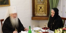 Награждение игумении Новодевичьего монастыря